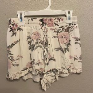 Francesca’s floral shorts